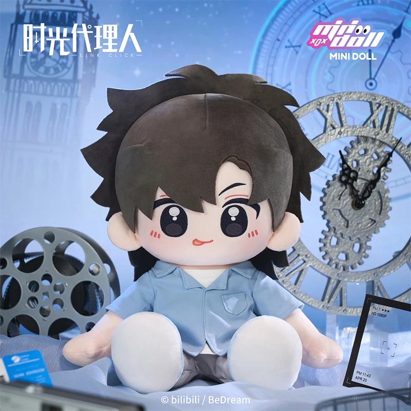 오리지널 미니돌 타임 에이전트 리버스 타임 저니 35cm 플러시 인형 면 인형 장식 크리스마스 선물 정맥 장식품