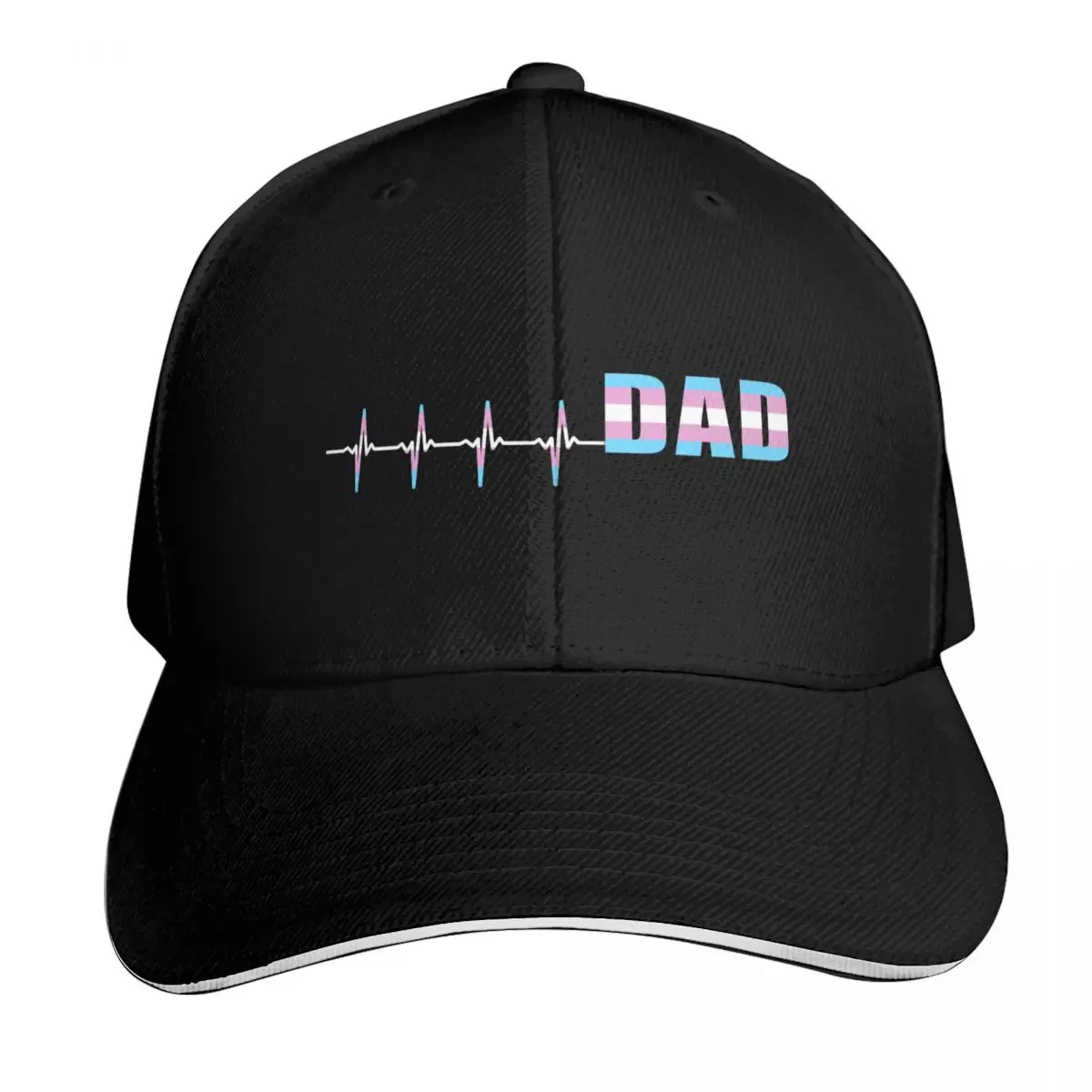 proud ally proud transgender dad proud trans dad lgbt father lgbtq pride month Baseball Cap Kids Hat Women Caps Men's