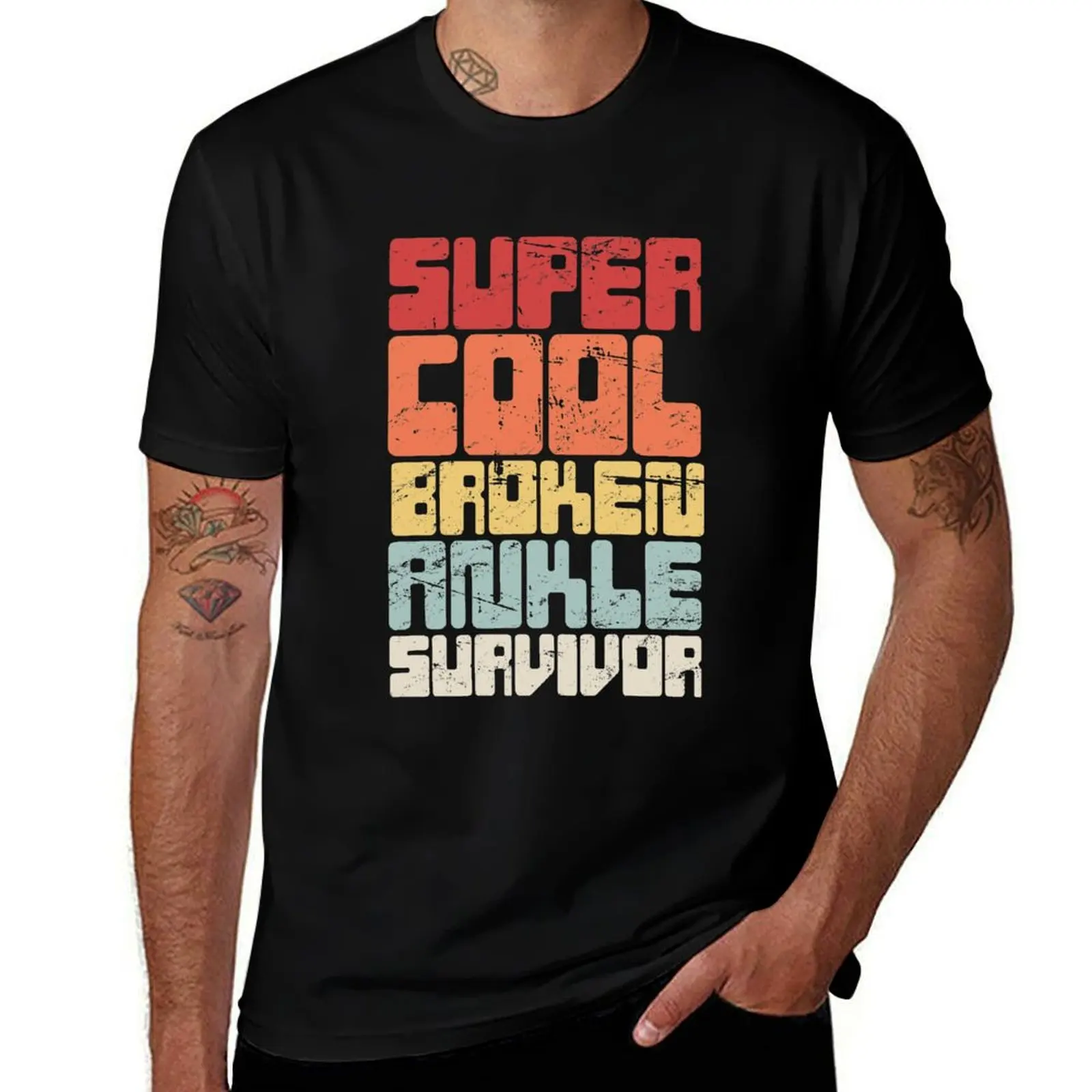 

Funny Get Well Gift - Broken Ankle Fracture T-Shirt essential t shirt man t shirt graphic T-Shirt