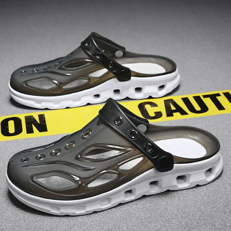 

Men's Anti-Slip Anti-Odor Heeled Slide Sandals for Summer Outdoor Driving Sports