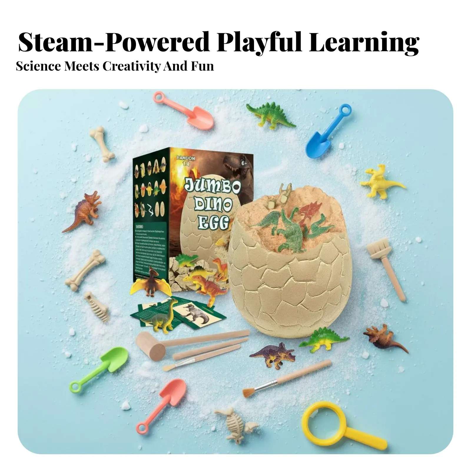 12 Pieces Dinosaur …