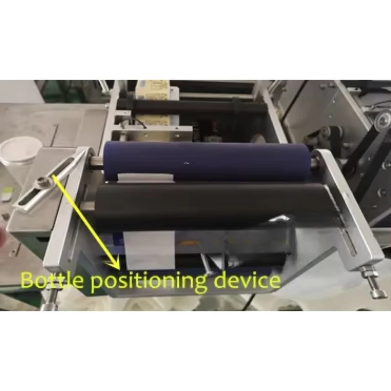 Mesin Pelabel Botol Bulat Kaca dan Plastik Manual MT-50 Hemat Ruang