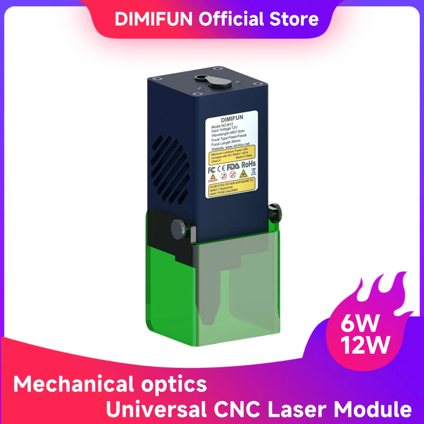 Dimifun B6 6W Laser… - image