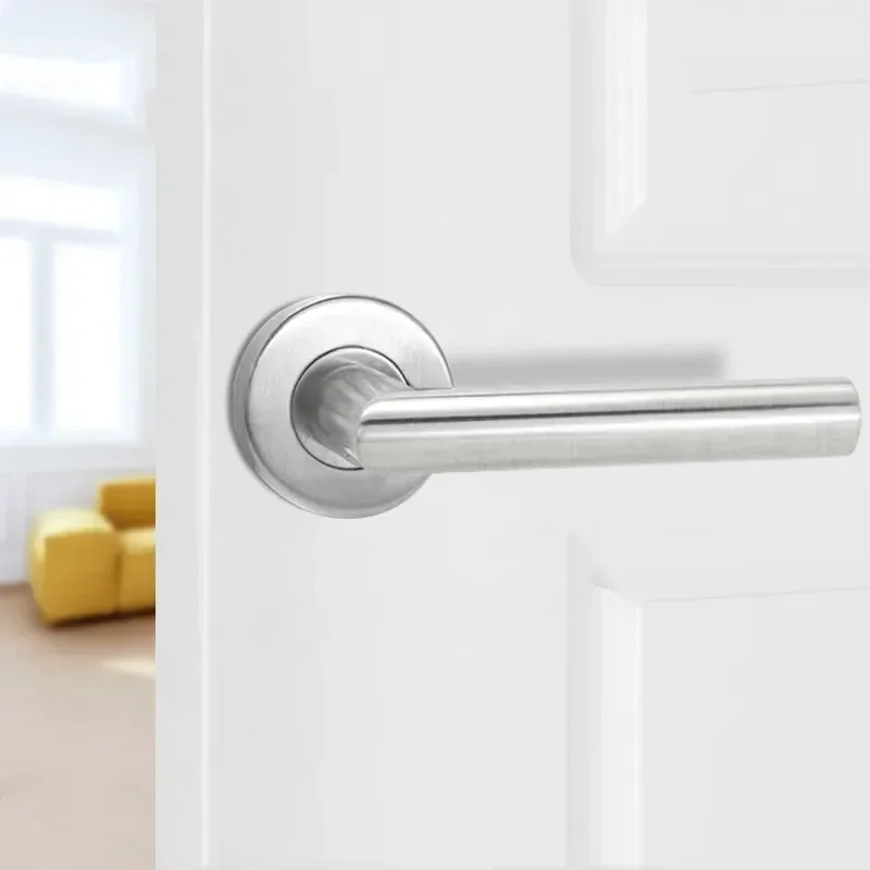 1Pc RVS Schuur Deurgrepen Interieur Achtergrond Muur Onzichtbare Deurklink Enkelzijdige Houten Deurknop Home Hardware