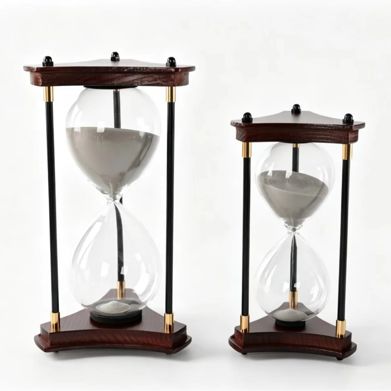 Creative 15/30 Minutes Retro Glass Hourglass Time Timer Home Ornaments Sandglass Kitchen Hour Meter Sand Clock