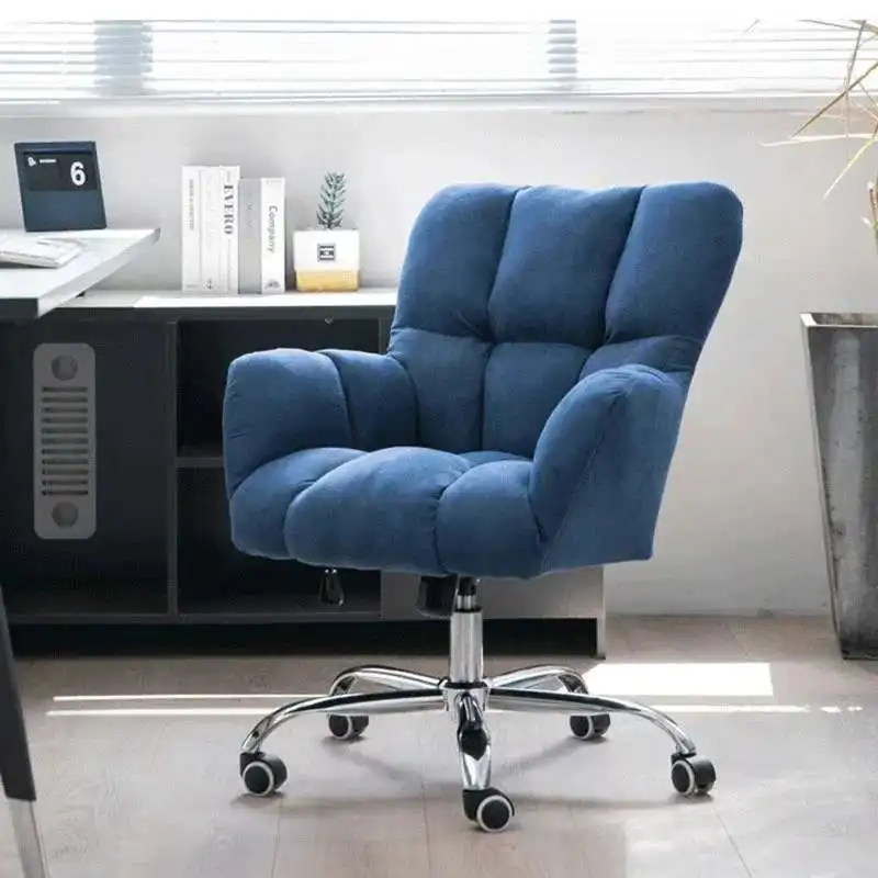 

Современные офисные стулья, креативное удобное кресло со спинкой, скандинавская офисная мебель, домашний компьютерный стул, поворотный игровой стул A