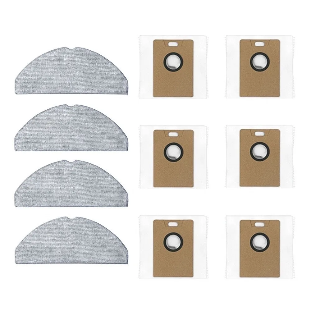 Replacement Dust Bag Robot Vacuum Mop Cloth Clog-free Performance Strong Seal Design Efficient Airflow Traps Dust And Debris