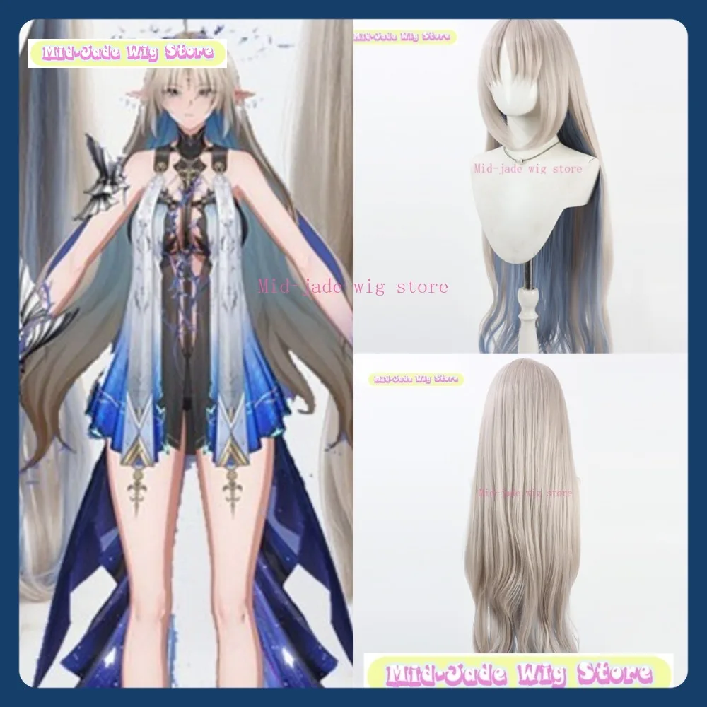 

Mid-jade Wig Store Wuthering Waves Verina Cosplay Wig Anime Game Role Playing Synthetic Hair Halloween Party