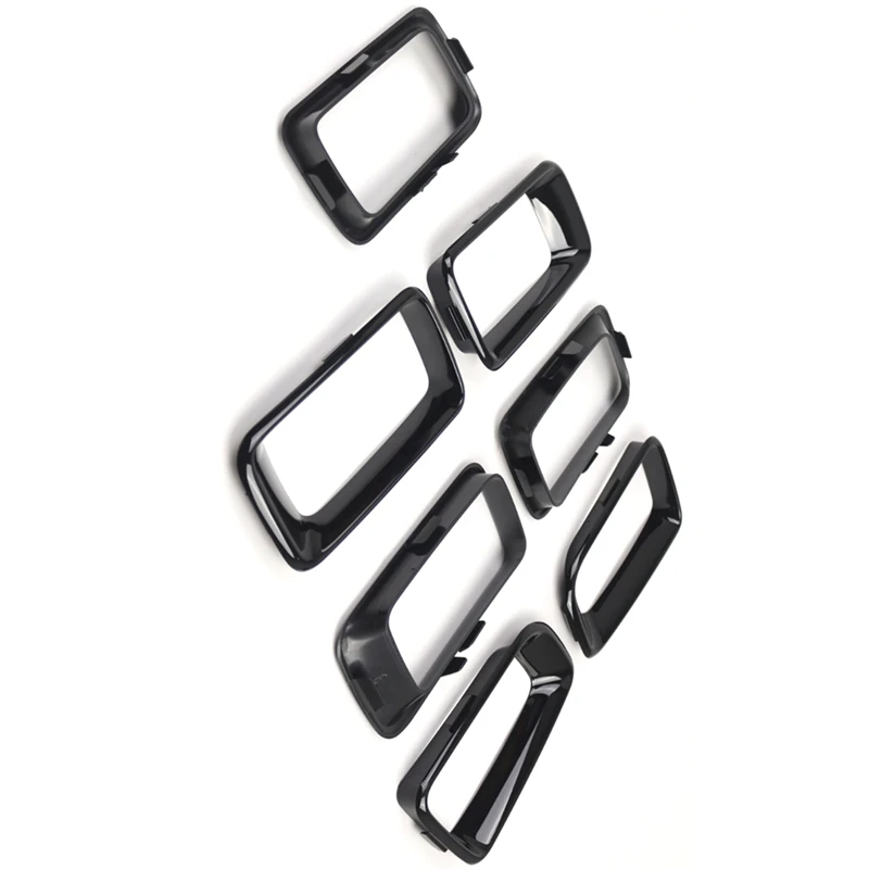

Car Center Grill Trim Frame Grille Trim for Jeep Bright BlackJAS