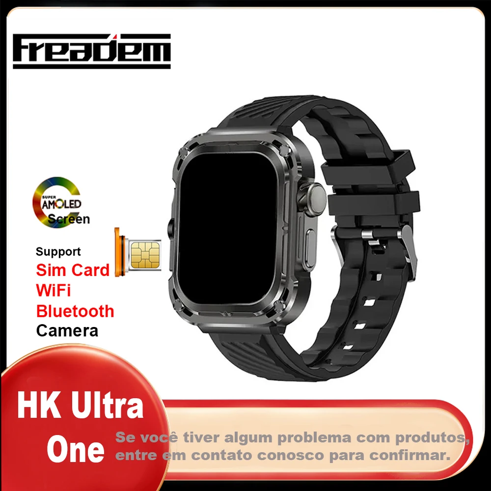 4G Watch HK Ultra One Smartwatches For Men Women 49mm SIM Card WIFI Network GPS Map APP Download Camera 32G Storage Smart Watch