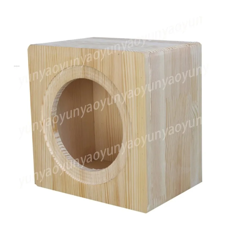 DIY Vehicle Audio Modification, Solid Wood Speaker Housing, 8-inch Car/Household High Pitched, Mid Pitched Subwoofer Empty Box
