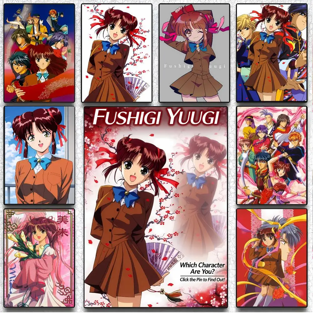 Epic Fantasy F-Fushigi Yuugi Romance Yuuki Miaka Poster Art Wall Decor, Indoor Outdoor for Collectors