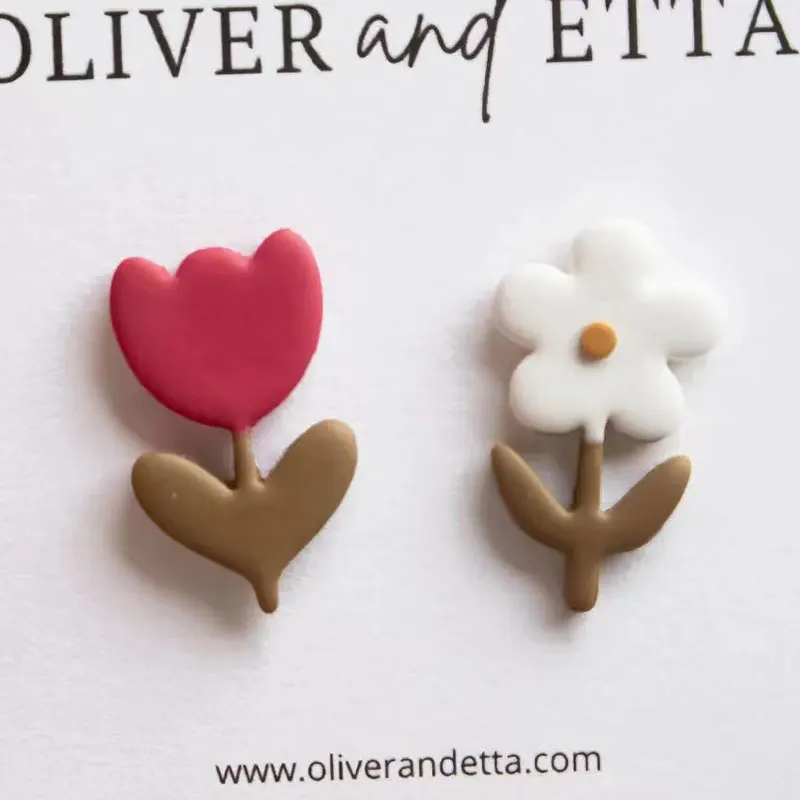Pflanzen blumen Blütenblatt Form von verschiedenen Größen Ton forms ch neider mit hgh Präzision DIY hand gefertigte Ohrringe Schmuck herstellung Werkzeuge – Detail 4