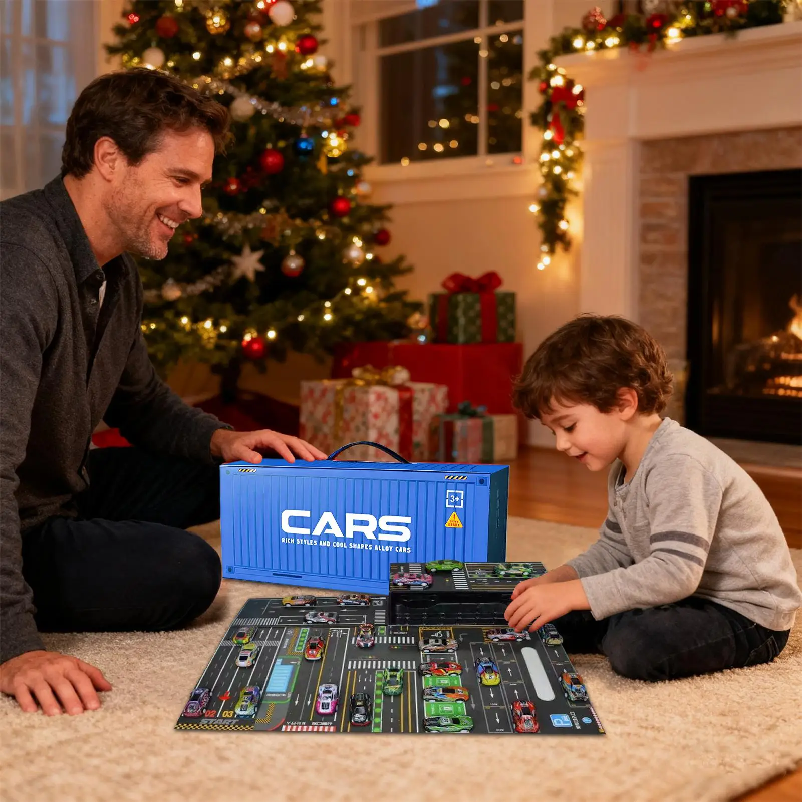 Mini-autoset Traagheid Trek auto's Jongens Kleine speelgoedauto Pull-Back Plastic voertuigmodel Collectie Speelgoed Verjaardag Nieuwjaar Geschenken