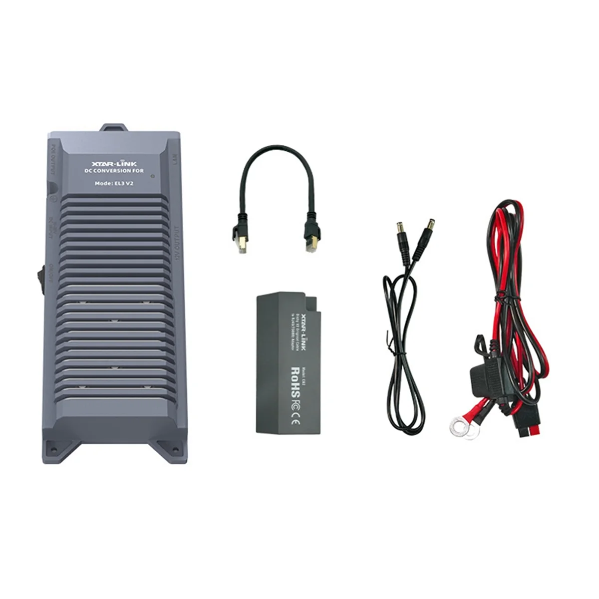 Upgraded 3-in-1 Power Supply for Starlink Gen2 Dish Antenna Satellite Internet V2 Power Line for Wired External Network