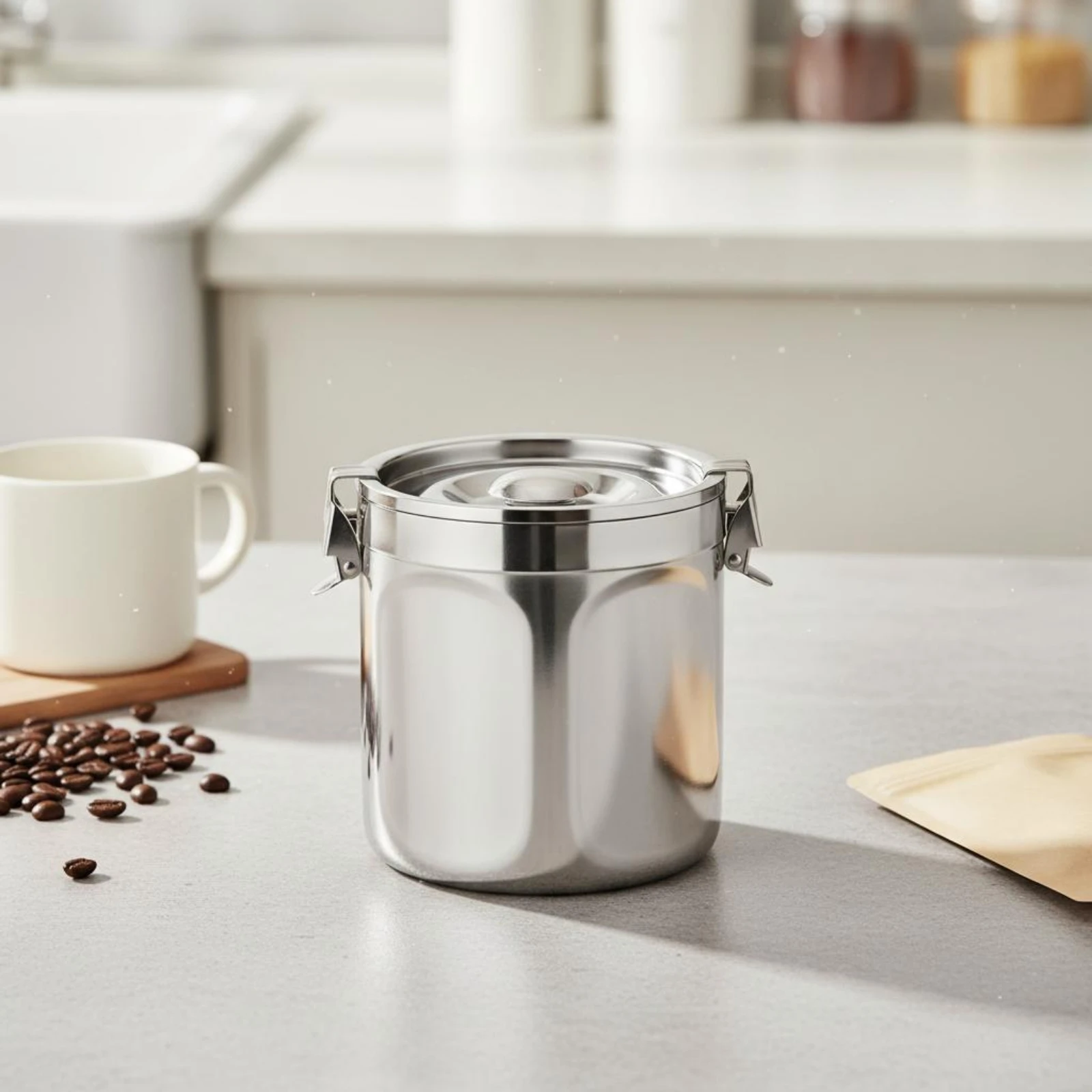 Luftdichter Edelstahlbehälter – Food Storage Jars Airtight Bewertung und Preis
