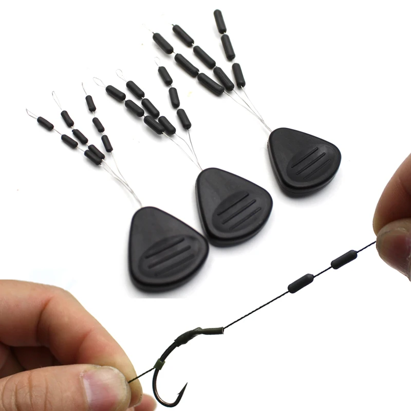 9pcs Carp Fishing Tackle Tungsten Sinkers Hooklink Weights Fishing Rigs Pop Ups Carp Hair Rig For Carp Fishing  Accessories