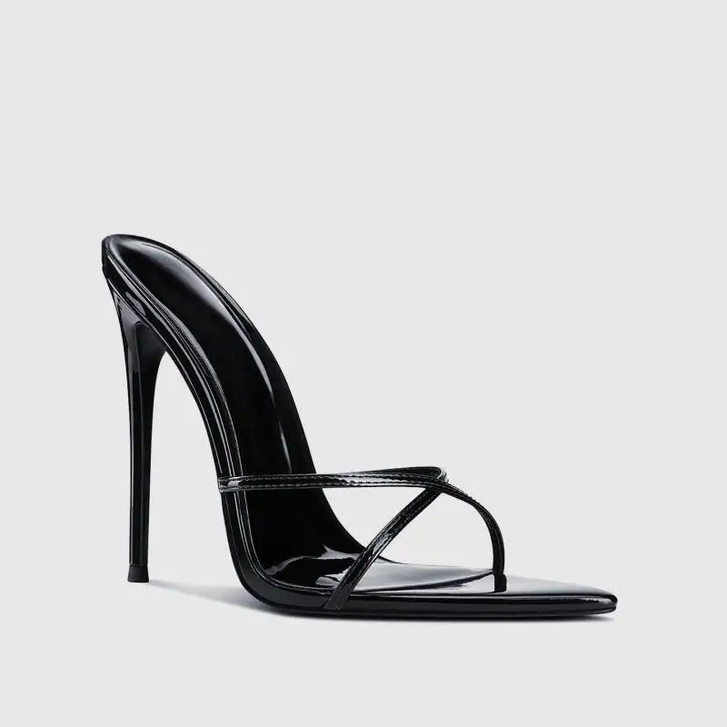 

New European and American Fashion Sandals Comfortable Cross Strap Stiletto High Heels Large Sandals 33-46