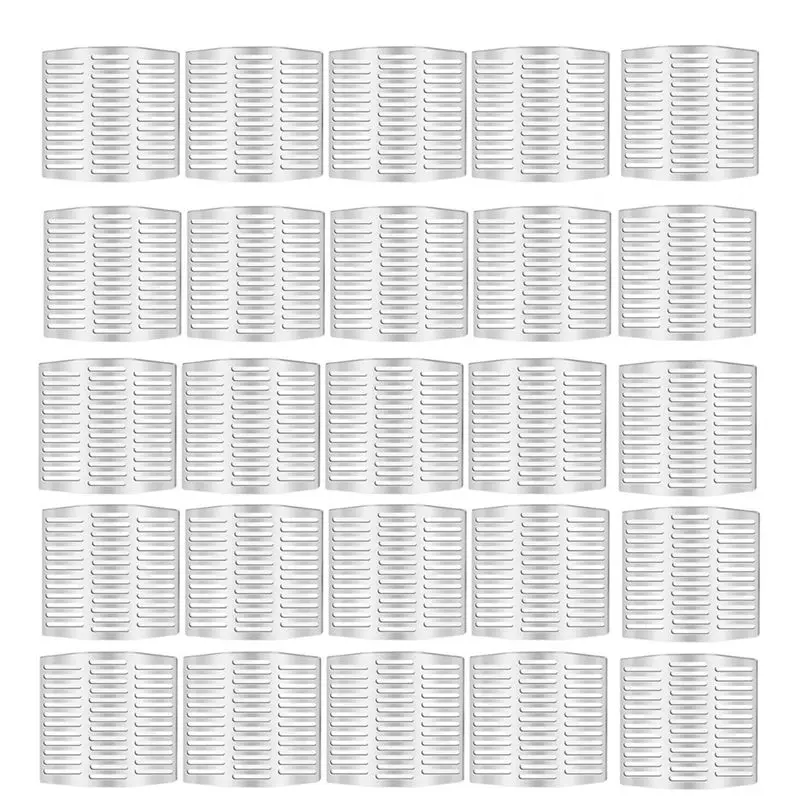 

Нержавеющая сталь для настенных крышек с отверстиями, 20 шт., вставки 2,75 x 2,8 дюйма для кирпичей, блоков, остановки и выдерживают