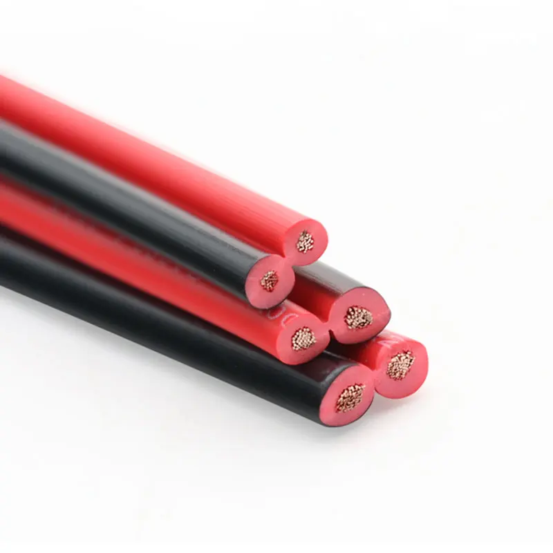 10m 18/20/22/24/26AWG RVB Wire Red Black Cable PVC Copper Power Lines Electrical Wire For Solar Panel Inverter Storage Battery