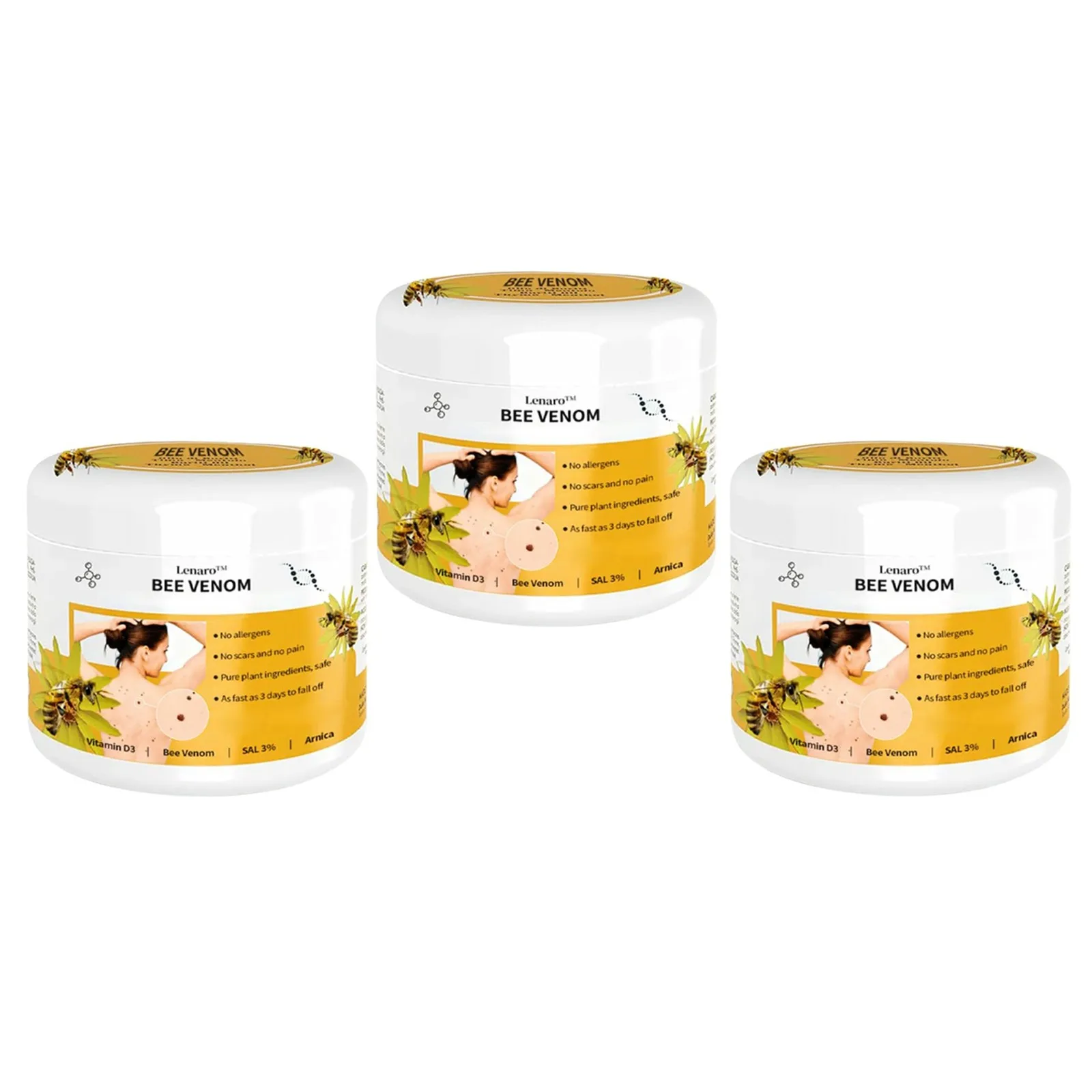 Bee Venom Repair Cream Hydrating Moisturizing Cream Professional Bee Venom Moisturizing Cream All Parts of The Body All Skin