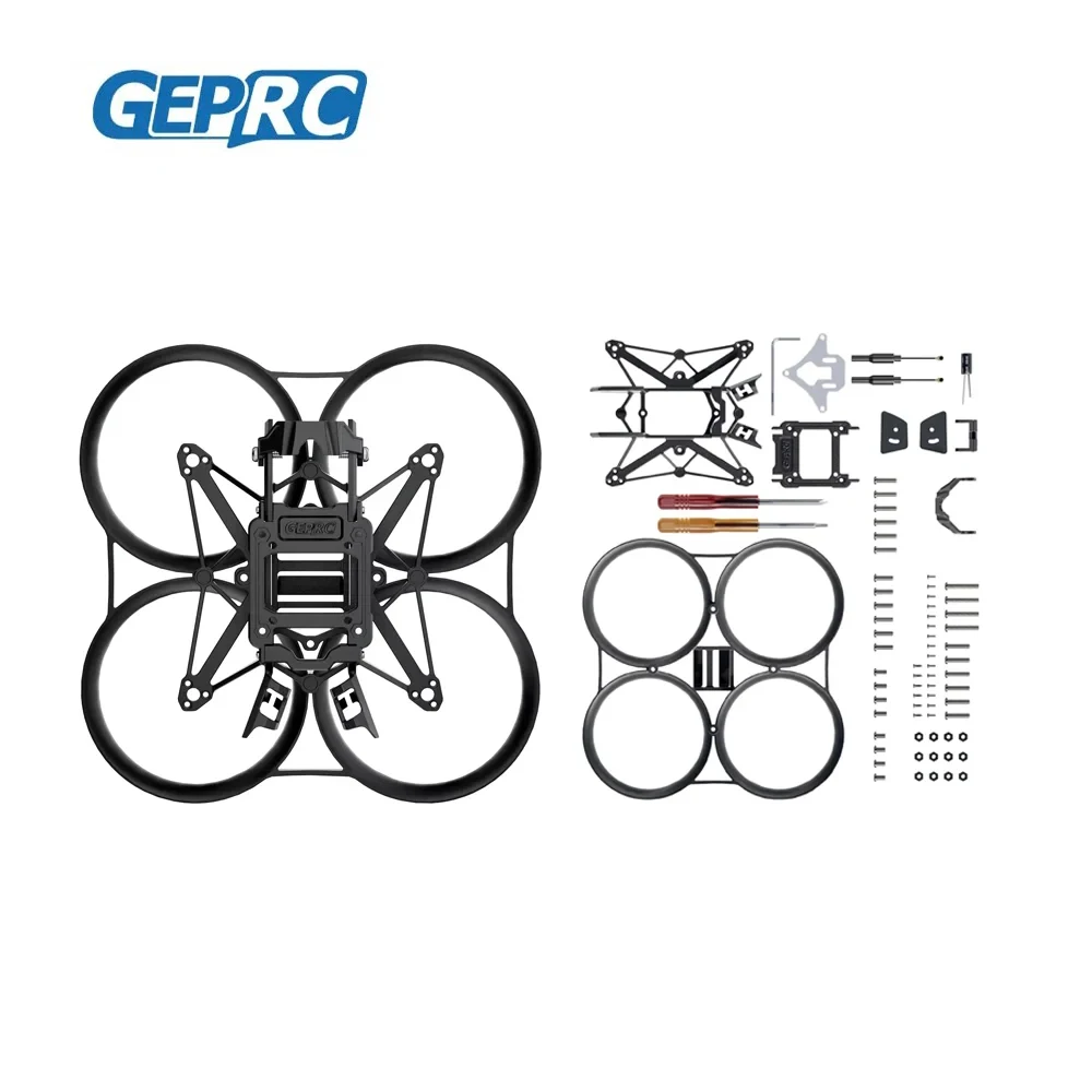 

GNEW EPRC DarkStar20 GEP-DS20 Cinewhoop Frame Kit 2-Inch Lightweight Air Unit Compatible with Battery Compartment for Drones