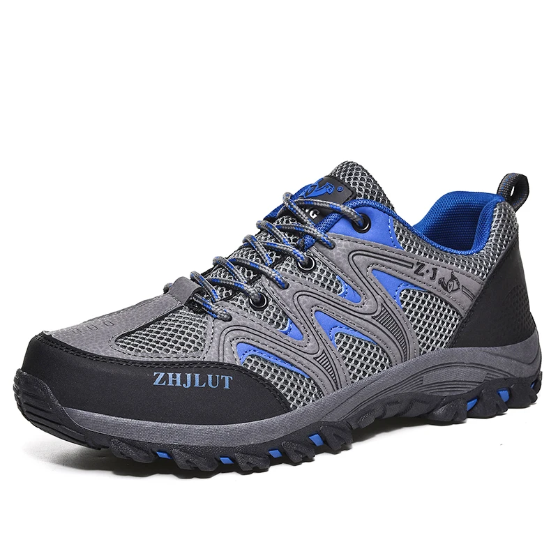 

Men's Outdoor Hiking Shoes Spring Summer Air Mesh Breathable Waterproof Anti-skid Climbing Shoes Man New Trekking Trail Sneakers