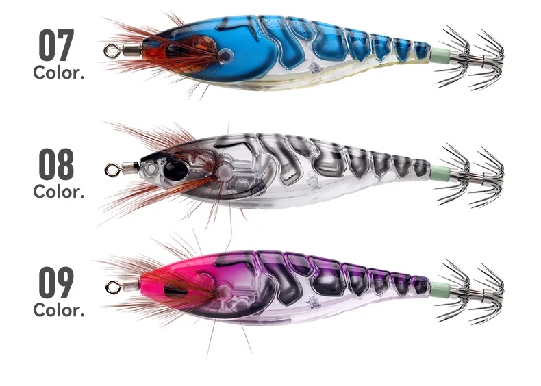 Kingdom SP Angelköder 5,8 g 8,7 g 10 g Tintenfisch Jigs Künstlicher Tintenfisch Haken Jigging Köder Meeresangeln Tintenfisch EGI Leuchtender Köder – Detail 11