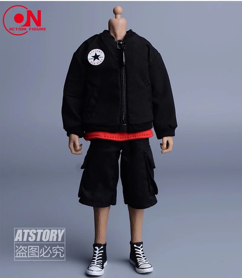 ATStory 1/12 échelle mâle pilote veste à glissière manteau vêtements modèle Fit 6 ''Romankey Notaman NW VToys soldat figurine corps poupée