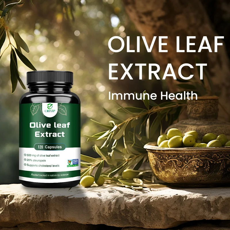 Olive Leaf Extract - 20% Oleuropein Antioxidant Heart Health Blood Pressure Support