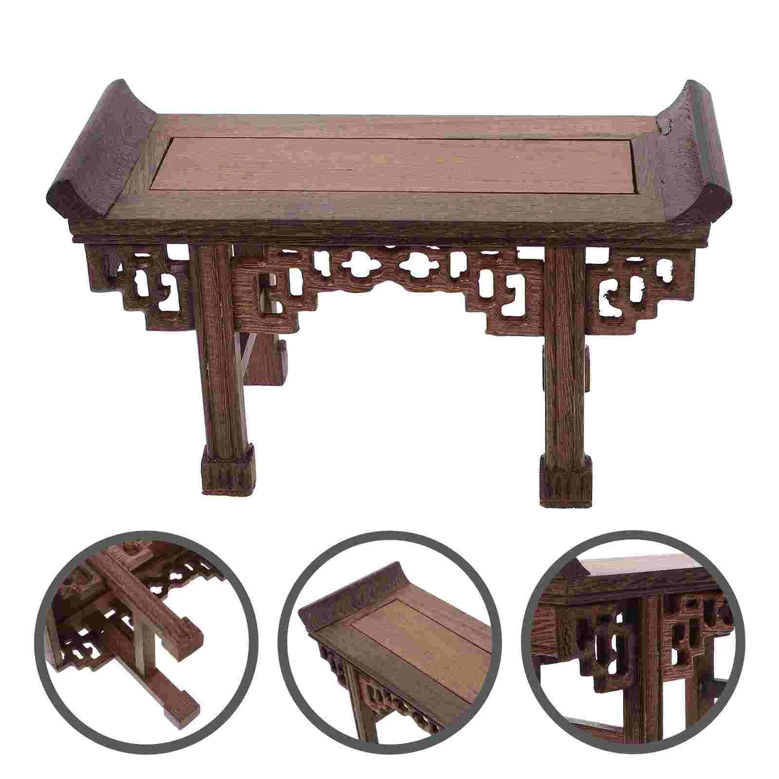 

Mushroom Vase Altar Table Decoration Wooden Stands for Display Bonsai Tree