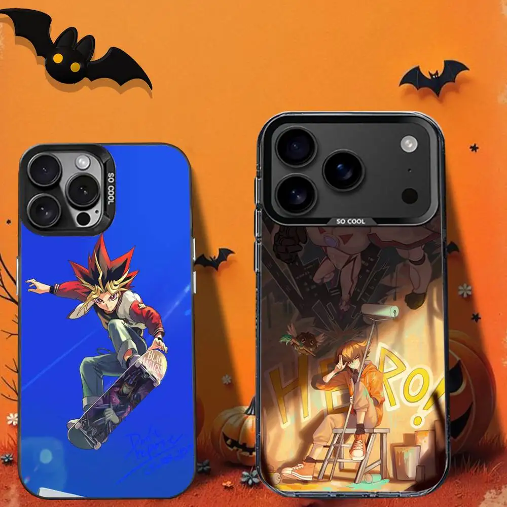 

C-Card Y-Yu-Gi-Oh GX-es Phone Case For iPhone 16,12,13,17,15,1,11,Mini,Pro,SE,XS,MAX,Black Matte Silicone Cover