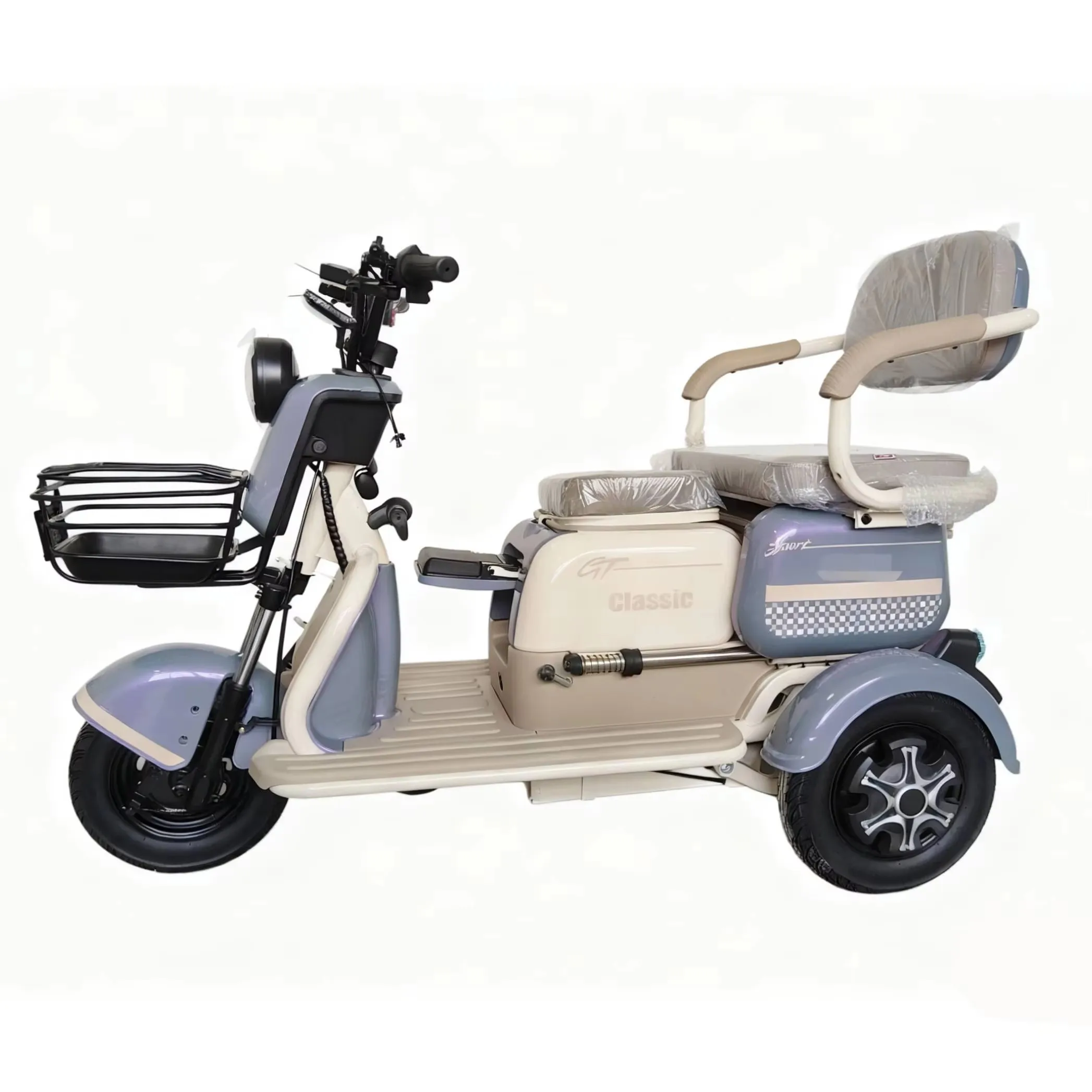 500w-1000w Three-wheel Electric Vehicle Factory Pull Cargo Load Electric Bicycle Pull Guests 3-wheel Electric Motorcycle