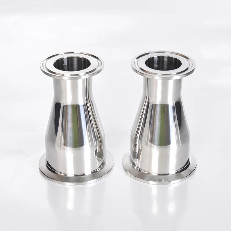 OD 45-102 SS304 Stainless steel health food grade Tri Clamp Ferrule Reducer Weld Reducer Pipe Connector Pipe Fitting Tri Clamp