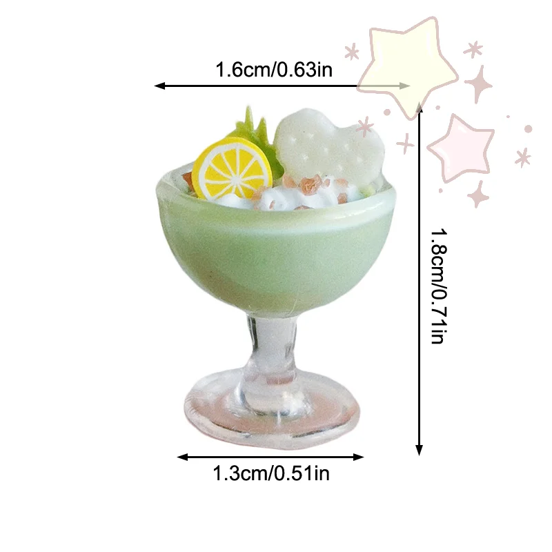 [TJ] 1/12 maison de poupée Simulation boisson tasse de boisson ornements pour Bar boissons décoration poupées maison accessoires semblant jouer jouets