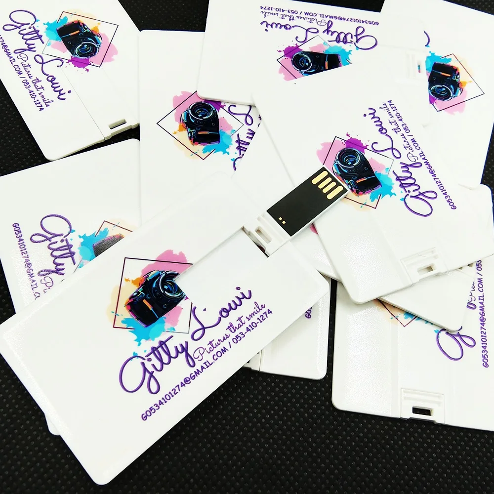 30 Stück/Set Wasserdichter Superflacher Kreditkarten-USB-Stick 4GB 8GB 32GB 64GB Bankkarten-Modell Speicherstick Kostenloses Logo – Detail 8