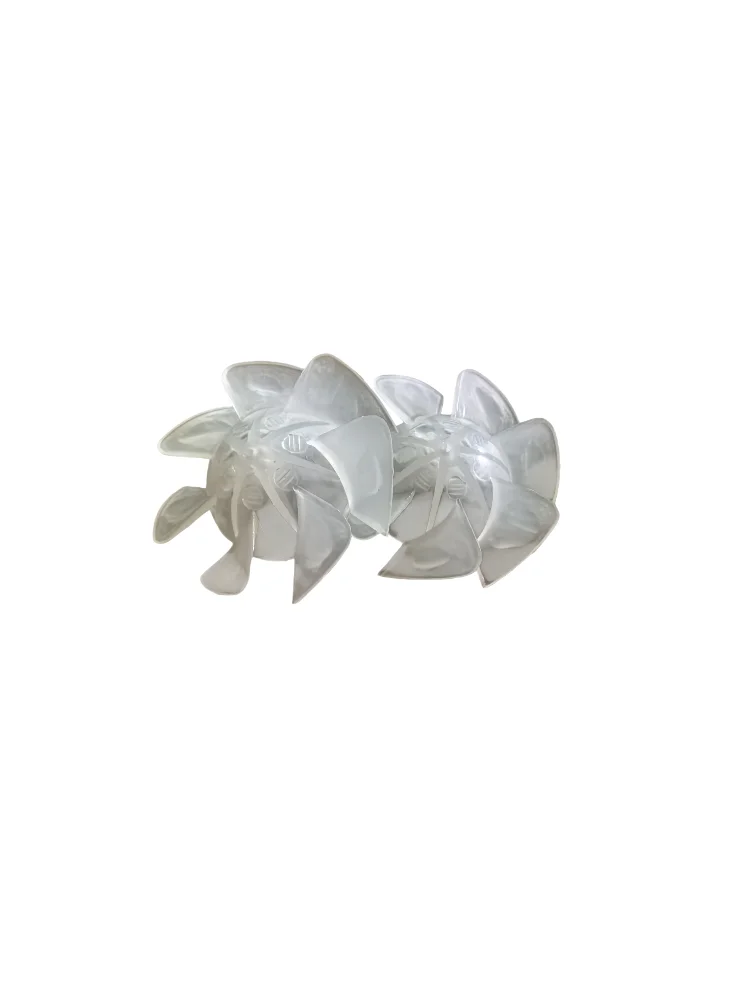 Plastic motor propeller Hair dryer fan blade 7 blades 2mm hole size 55mm diameter 17mm height