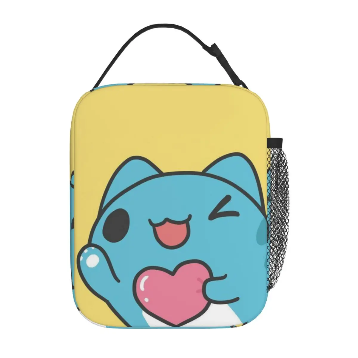 Bugcat Capoos Cartoon Six Legs Blue Cat Insulated Lunch Bag Food Container Reusable Cooler Thermal Lunch Boxes For Picnic