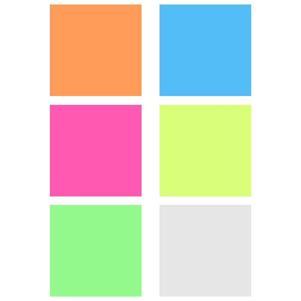 Adesivi memo per la casa Blocco note riutilizzabili Design portatile compatto per la pianificazione dell'organizzazione dell'ufficio, della scuola, lo studio a casa