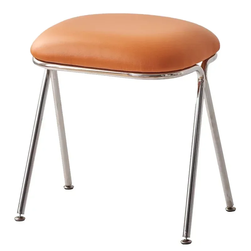 %%Luma Dressing Stool Modern Luxury Makeup Chair for Bedroom Bedside Dressing Table Low Stool