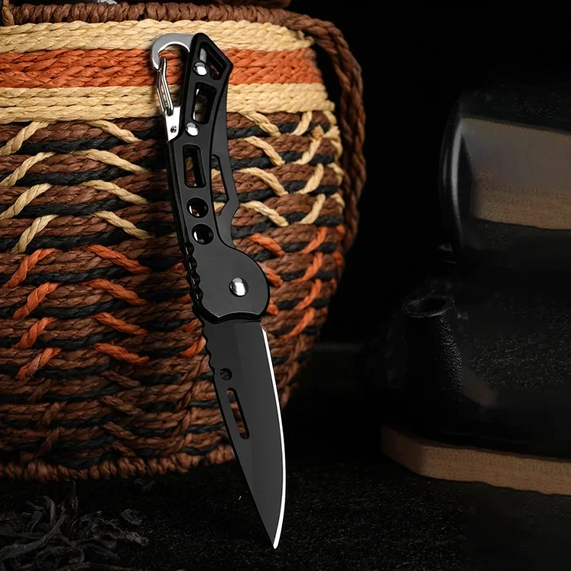 Stainless Steel Folding Knife Portable Pocket Knives Multitool Outdoor Camping Survival Tactical Knife Bottle Opener Keychain