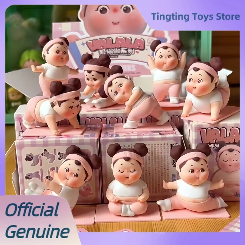 

Genuine Valala Love Yoga Healthy Series Mini Figurines Blind Box Trendy Model Toys Ornaments Cute Dolls Mystery Toys Kids Gift