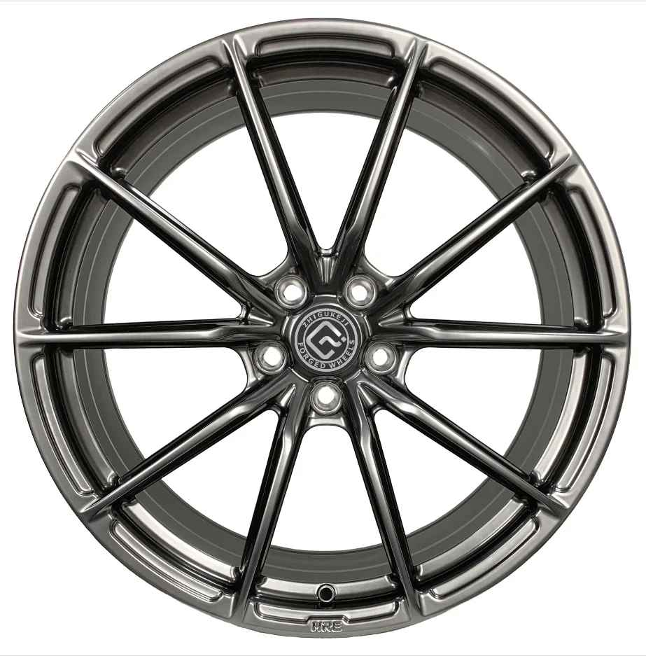 Factory Direct Customized Forged Wheels Size 20x8.5 H/PCD 5x112 Offset +32 High Gloss Black