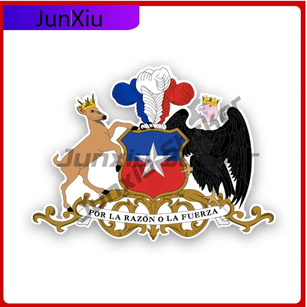 

Chilean Coat Of Arms Sticker Waterproof Funny Window Waterproof Vinyl Decal For Motocross Unique High Quality Decor Decor