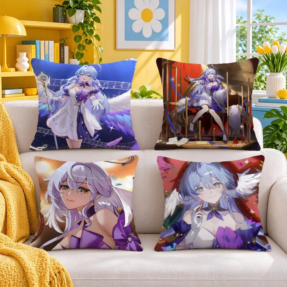 character Robin Cushion Cover Throw Pillow Short Plush Fresh Bright Cushion for Bedroom Sofa Ornament Present Gift