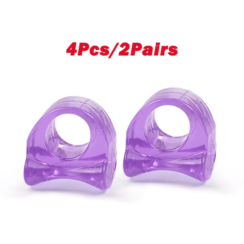 Pexmen 2/4 Stuks Hamerteen Corrector Teen Spalken Realign Gebogen Gekruld Klauw Hamer Tenen Teen Separator Stijltangen voor Mannen en Vrouwen