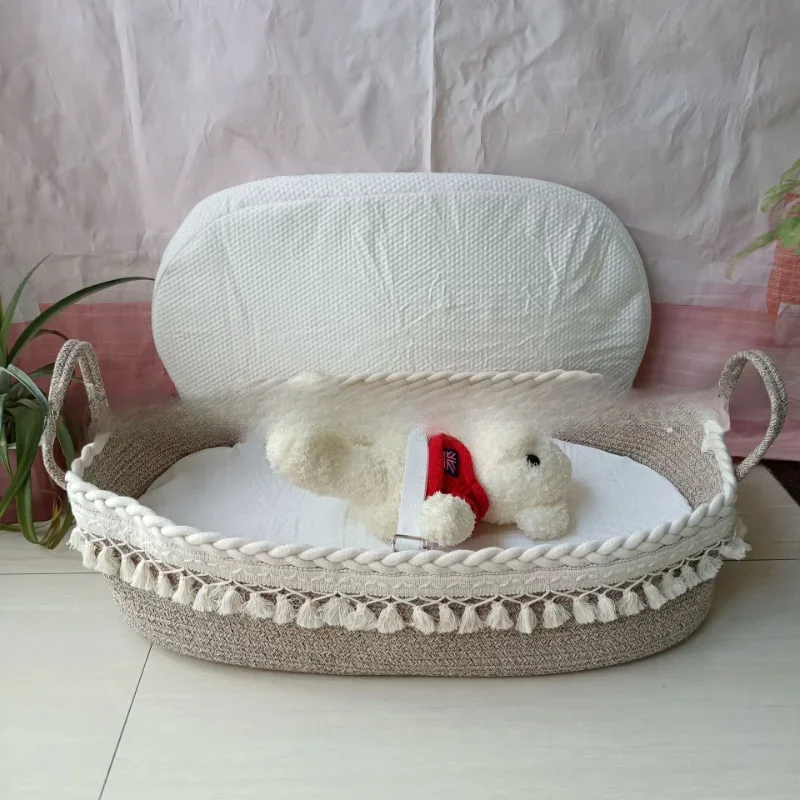 Nappy Caddy Organiser Baby Diaper Basket Newborn Basket Neutral Baby Moses Basket Portable Baby Bed Handheld Moses Cotton