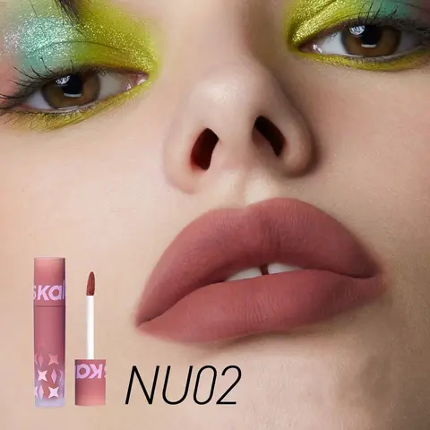 Kaleidos Velvet Matte Lip Stick Lip Cream Matte Finish Nude Colours Lip Tint Waterproof Lipgloss Long Lasting Vegan Makeup: Kaleidos Velvet Matte Lip Stick Lip Cream Matte Finish Nude Colours Lip Tint Waterproof Lipgloss Long Lasting Vegan Makeup