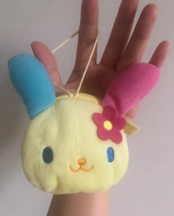 Cute Usahana Bunny Plush Coin Purse Bag Keychain Wallet Women Anime Mini Coin Pouch Organizer Kawaii Money Bag