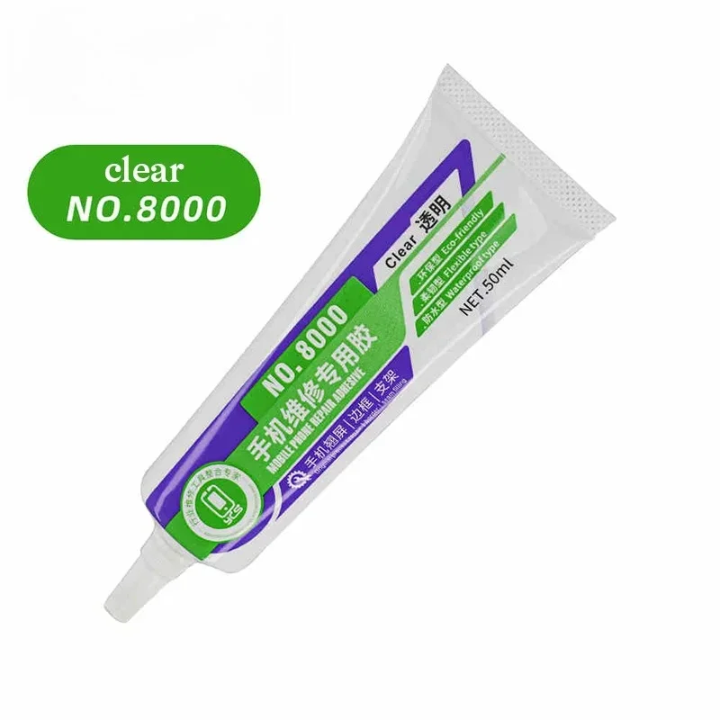 High-Strength Phone Repair Glue Clear & Black Adhesive for LCD Display Frame Bonding Glass/Panel Fixing